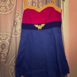 Torrid skater dress wonder woman 16